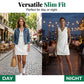 Elegant Slim Fit Cowl Neck Dress