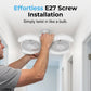 Dual-Head LED Ceiling Fan with Light