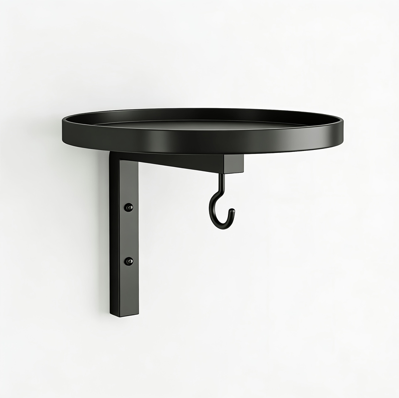Wall-Mounted Metal Bird Bath Basin