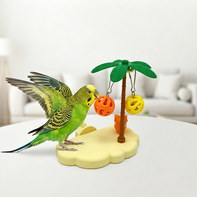 Cute Cloud-Shaped Bird Perch Platform