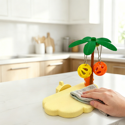 Cute Cloud-Shaped Bird Perch Platform