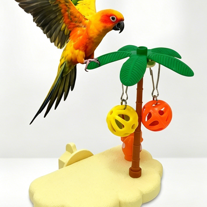 Cute Cloud-Shaped Bird Perch Platform