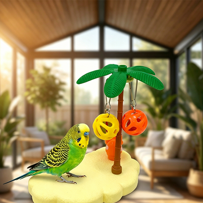 Cute Cloud-Shaped Bird Perch Platform