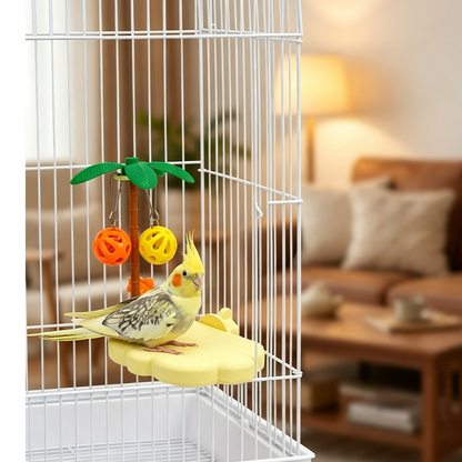 Cute Cloud-Shaped Bird Perch Platform
