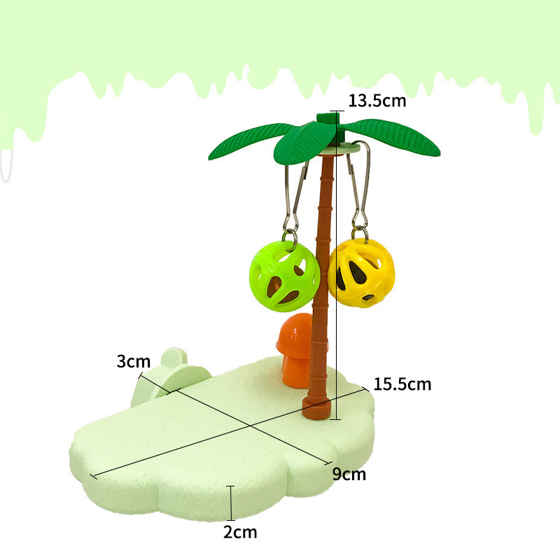Cute Cloud-Shaped Bird Perch Platform