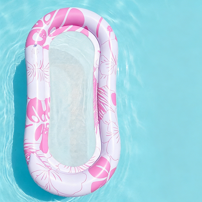 Inflatable Pool Float Hammock with Mesh Center