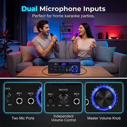 Digital Amplifier for Karaoke and Music