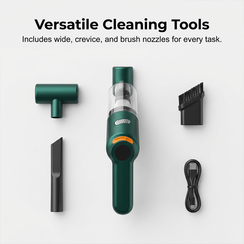 🧹2026 HOT SALE 142000+ Sold 50% OFF!💥Cordless Handheld Car Vacuum Cleaner, 10000Pa Strong Suction Portable Mini Vacuum with 4000mAh Rechargeable Battery for Car Home Desk Pet Hair Dust Crumb Cleaning