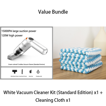 🧹2026 HOT SALE 142000+ Sold 50% OFF!💥Cordless Handheld Car Vacuum Cleaner, 10000Pa Strong Suction Portable Mini Vacuum with 4000mAh Rechargeable Battery for Car Home Desk Pet Hair Dust Crumb Cleaning