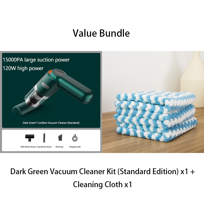 ⏰🔥LIMITED TIME 50% OFF!🔥50K+ SOLD!🧹 Cordless Car Vacuum – 10000Pa Suction & 4000mAh Battery 🚗