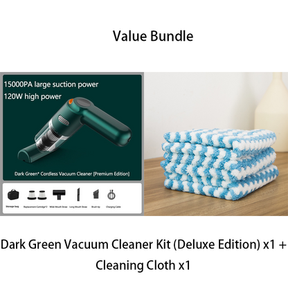 ⏰🔥LIMITED TIME 50% OFF!🔥50K+ SOLD!🧹 Cordless Car Vacuum – 10000Pa Suction & 4000mAh Battery 🚗
