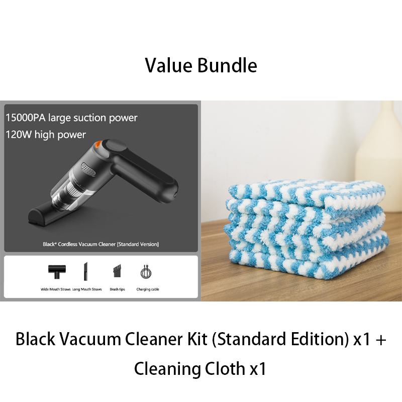 ⏰🔥LIMITED TIME 50% OFF!🔥50K+ SOLD!🧹 Cordless Car Vacuum – 10000Pa Suction & 4000mAh Battery 🚗