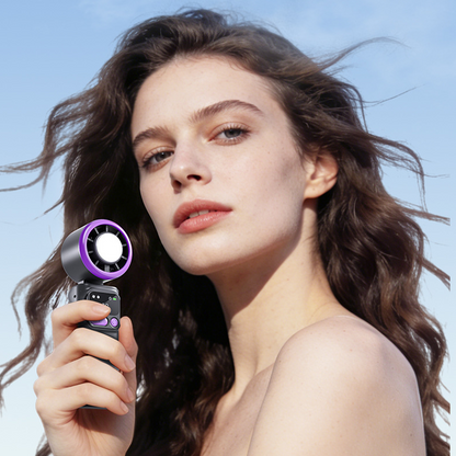 Portable Cooling Fan with Ice Compress Plate