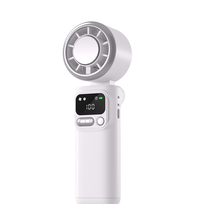 Portable Cooling Fan with Ice Compress Plate