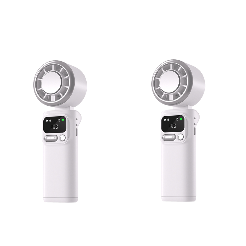 Portable Cooling Fan with Ice Compress Plate