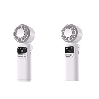 Portable Cooling Fan with Ice Compress Plate