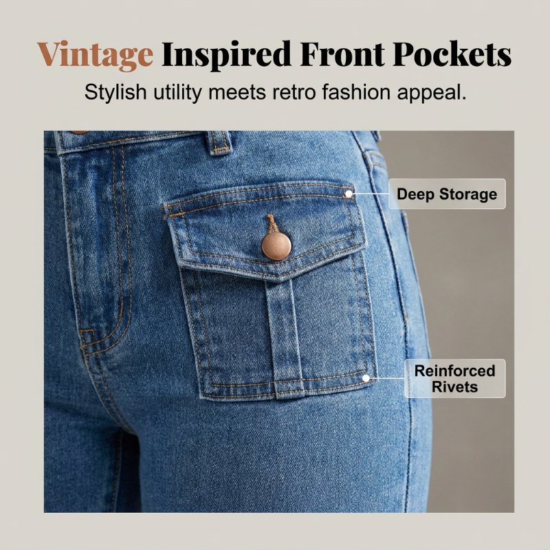 🎁New Arrival 50% OFF💥Women's High Waisted Flare Jeans