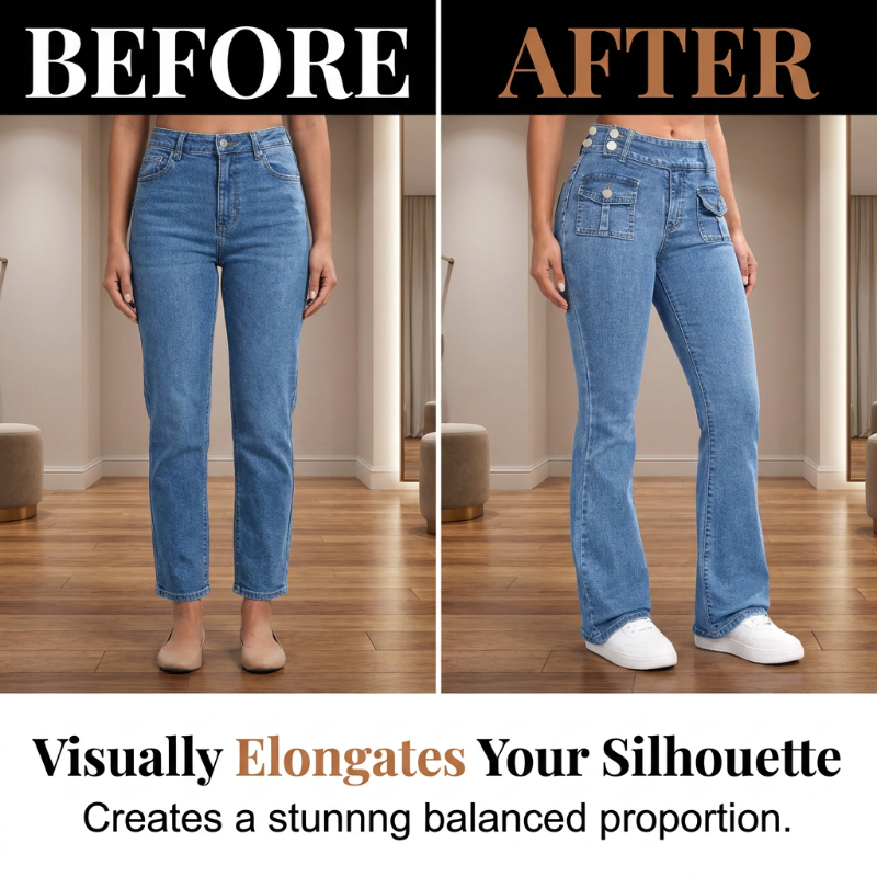 🎁New Arrival 50% OFF💥Women's High Waisted Flare Jeans