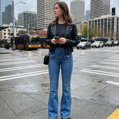 🎁New Arrival 50% OFF💥Women's High Waisted Flare Jeans