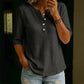 Women's Casual Breathable Waffle Knit Top