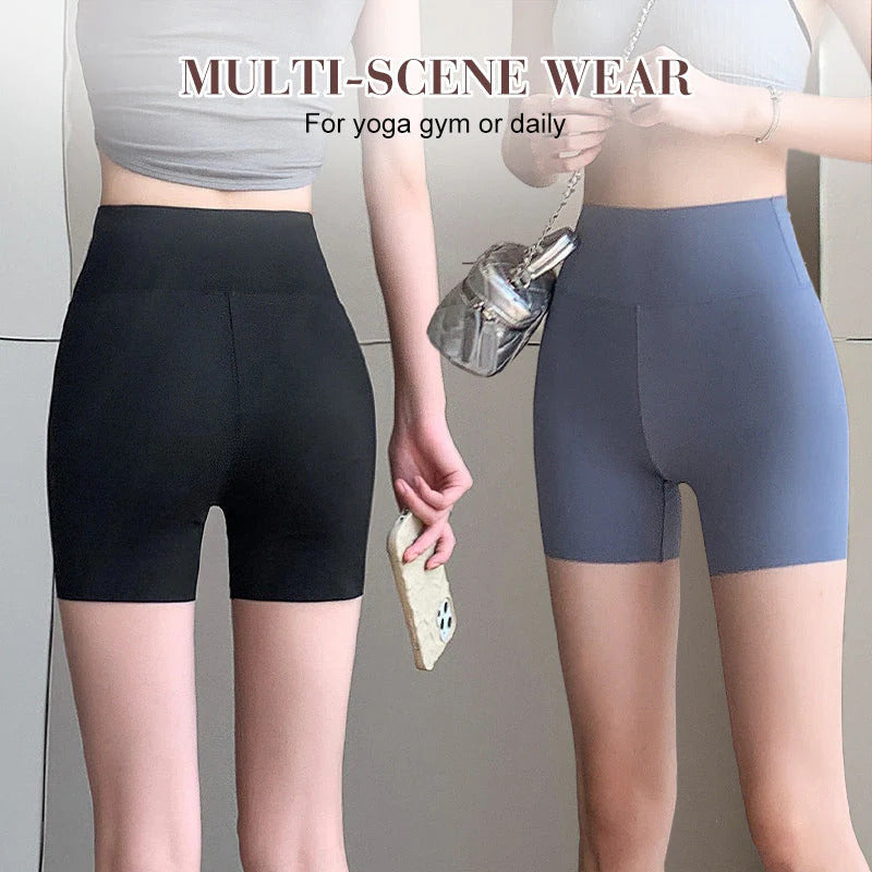 Women's Seamless High-Waist Slip Shorts
