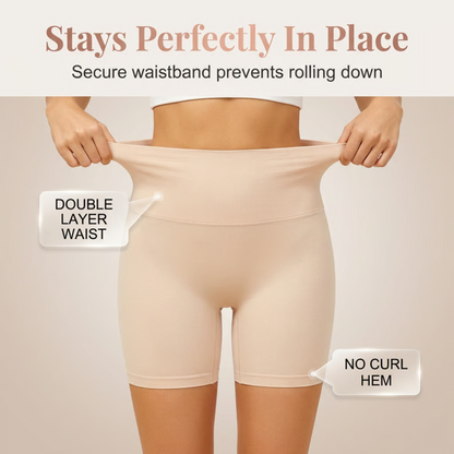 Women's Seamless High-Waist Slip Shorts