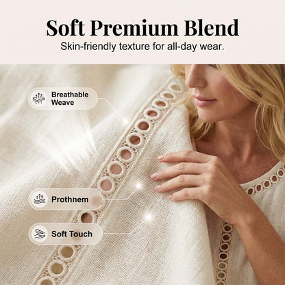 Women's Casual Bohemian Style Hollow-Out Top