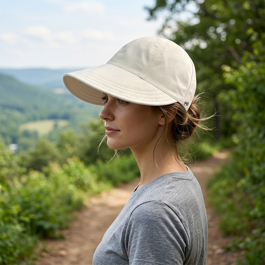 Women's Breathable Adjustable Ponytail Sun Hat