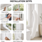 Portable AC Window Seal Kit with 2 Zipper Doors