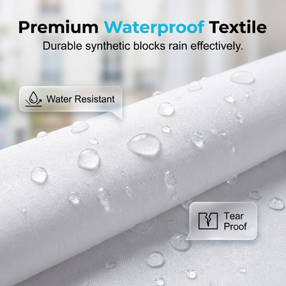 Portable AC Window Seal Kit with 2 Zipper Doors
