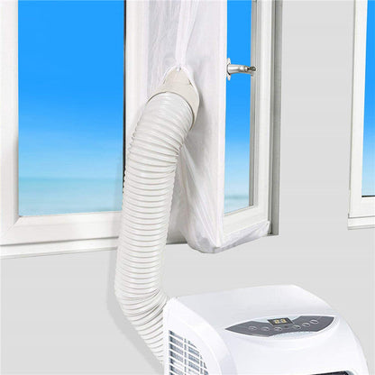 Portable AC Window Seal Kit with 2 Zipper Doors