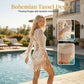 Bohemian Crochet Beach Cover-Up with Tassels