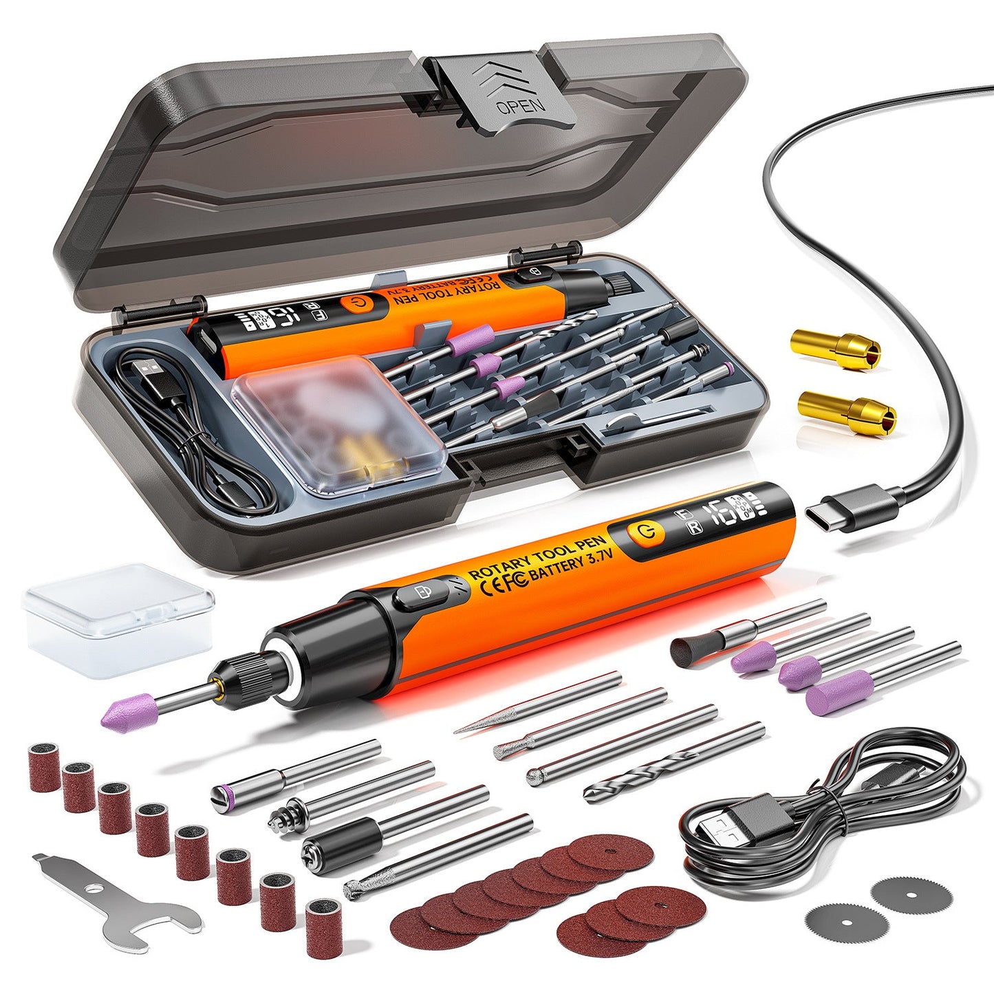 Portable Electric Polishing & Grinding Kit