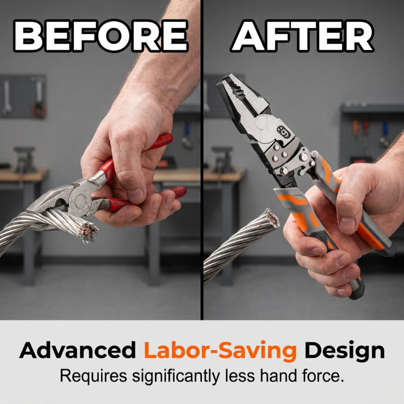 Ratchet Cable Wire Cutter Pliers