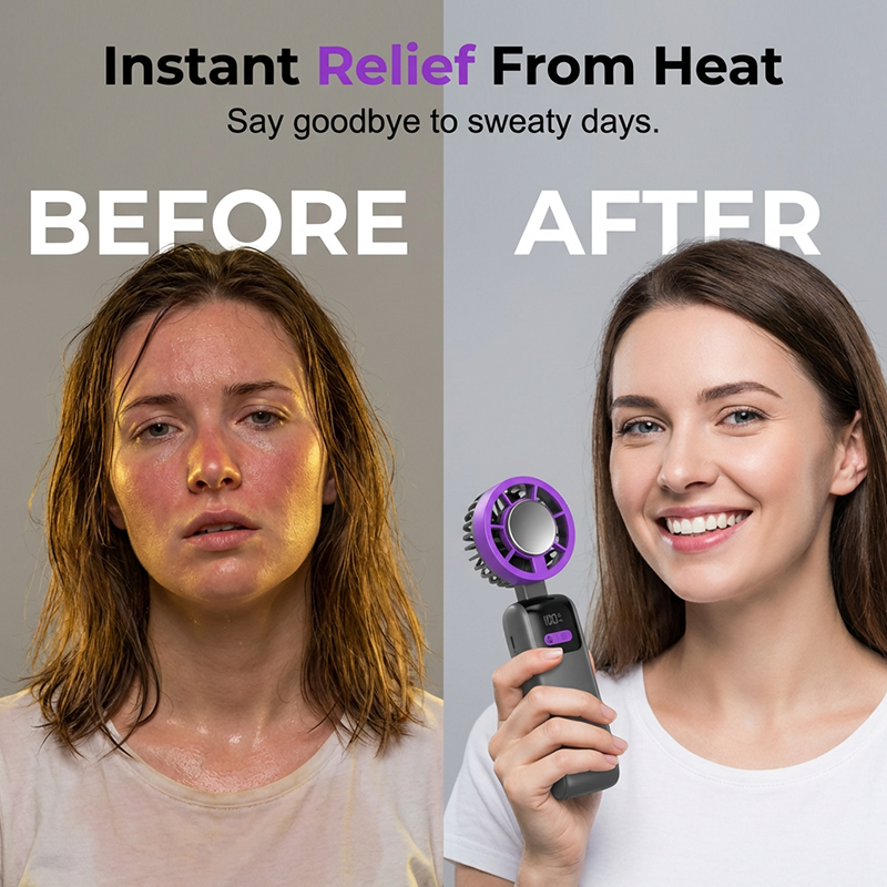 Portable Handheld Cooling Fan