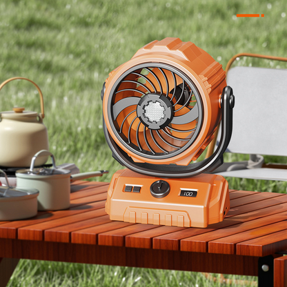 100-Speed Turbo Camping Fan