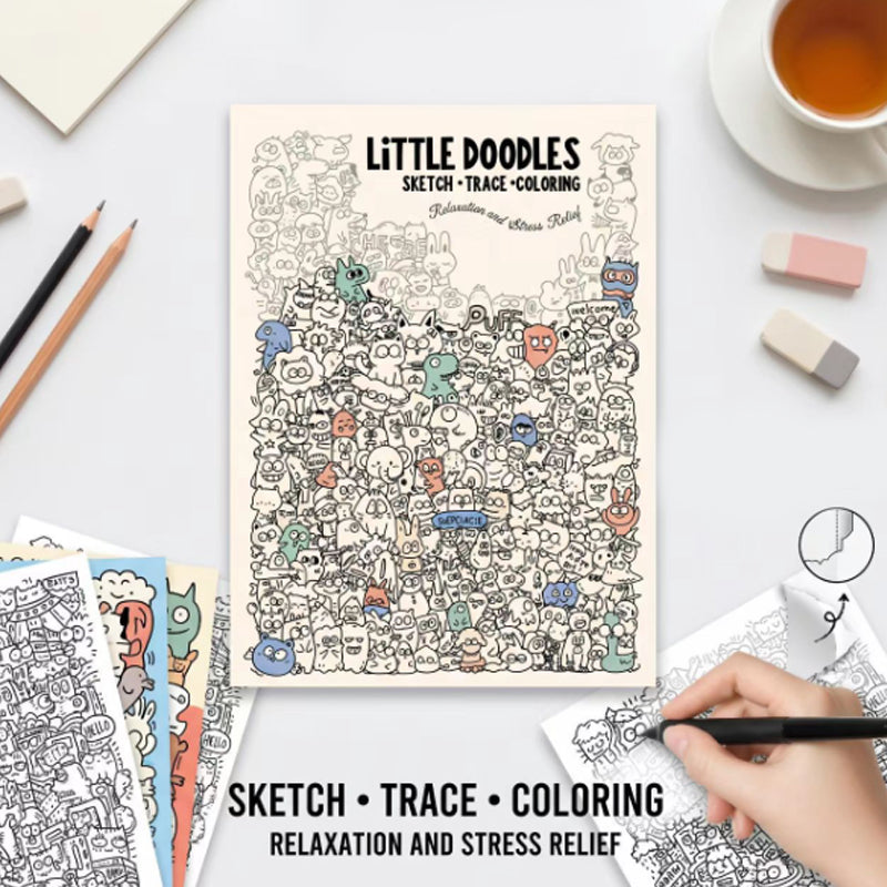 Creative Doodle Art Coloring Book