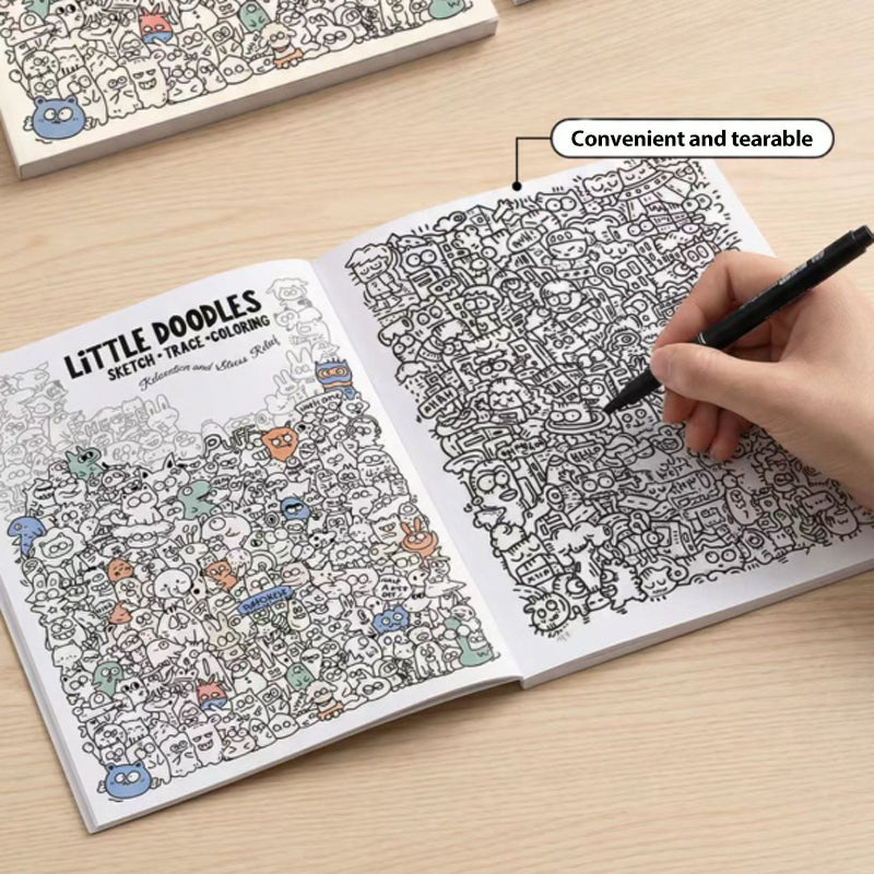 Creative Doodle Art Coloring Book