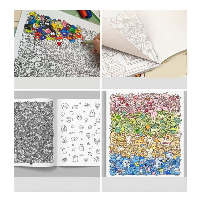 Creative Doodle Art Coloring Book