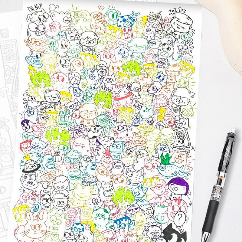 Creative Doodle Art Coloring Book