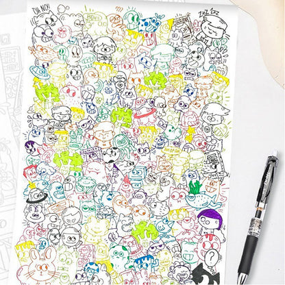 Creative Doodle Art Coloring Book