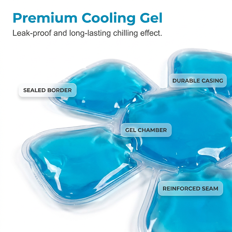 Reusable Cooling Ice Pack for Hat