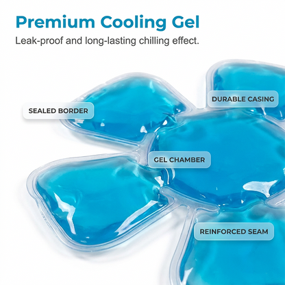 Reusable Cooling Ice Pack for Hat