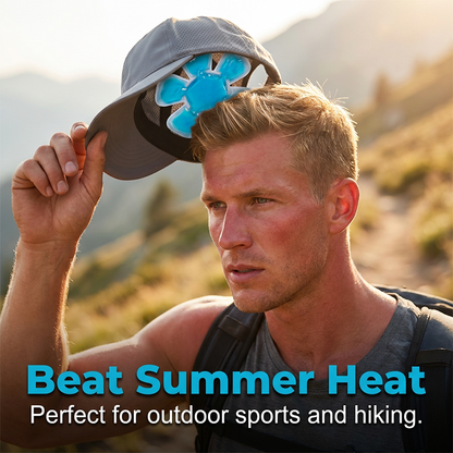 Reusable Cooling Ice Pack for Hat