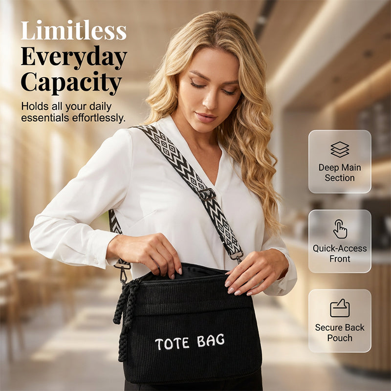 Women's Vintage Large-Capacity Crossbody Bag