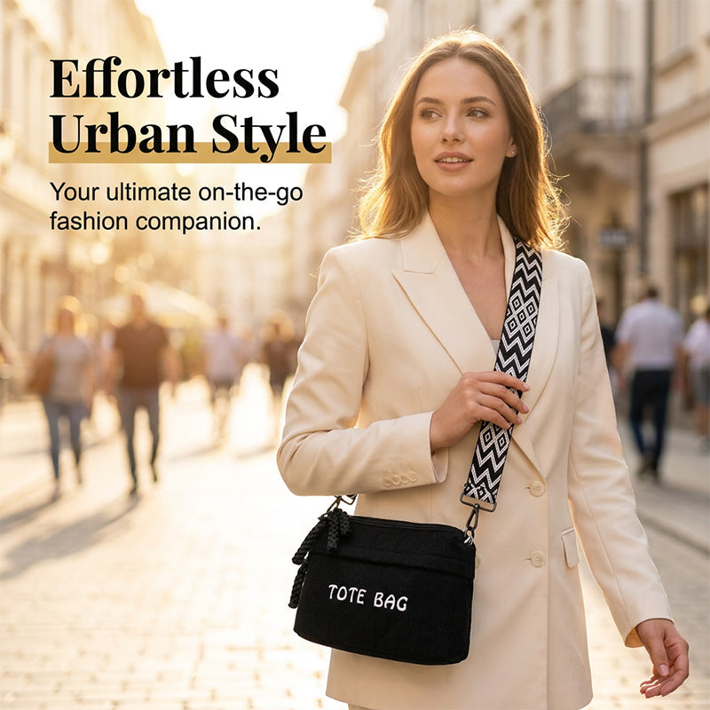 Women's Vintage Large-Capacity Crossbody Bag