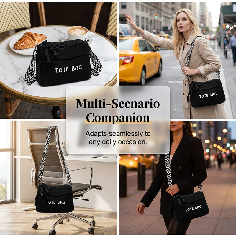 Women's Vintage Large-Capacity Crossbody Bag