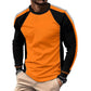Crewneck Color Block Long Sleeve T-Shirt