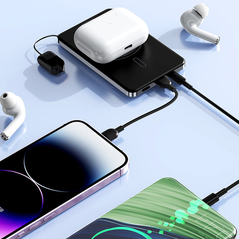3-in-1 Magnetic Wireless Portable Charger with Kickstand