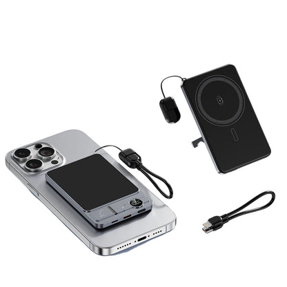 3-in-1 Magnetic Wireless Portable Charger with Kickstand
